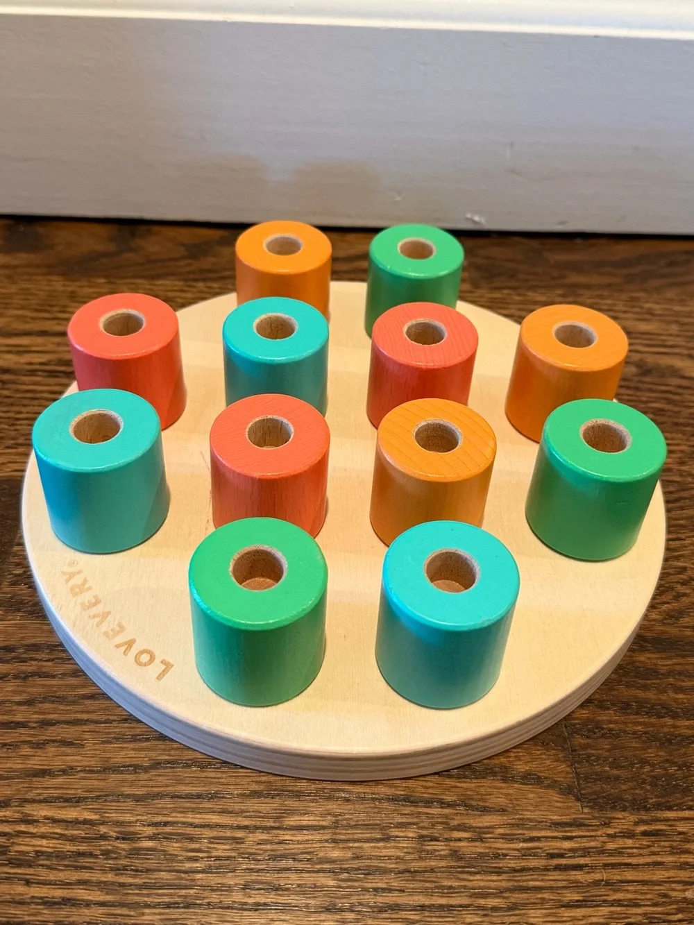 LOVEVERY Wooden Peg Stacker